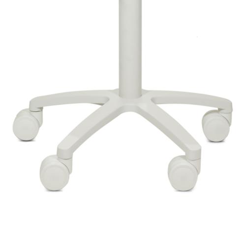 Preview: TEQLER | Sattelhocker geteilte Sitzfläche weiß (T145214)