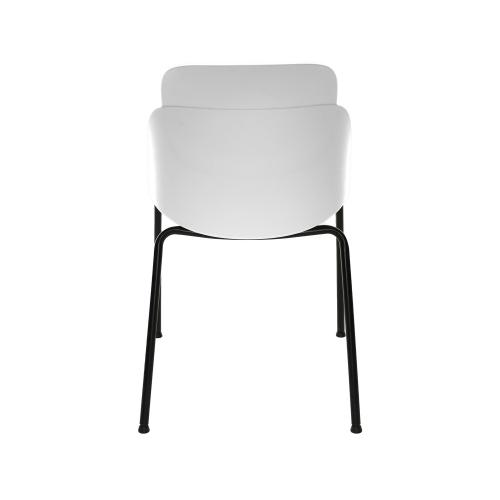 Preview: TEQLER | Designer-Wartezimmerstuhl weiß (T145813)