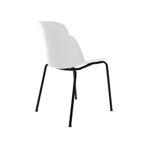 TEQLER | Designer-Wartezimmerstuhl weiß (T145813)