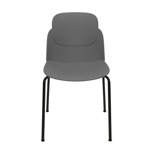 Preview: TEQLER | Designer-Wartezimmerstuhl grau (T145814)