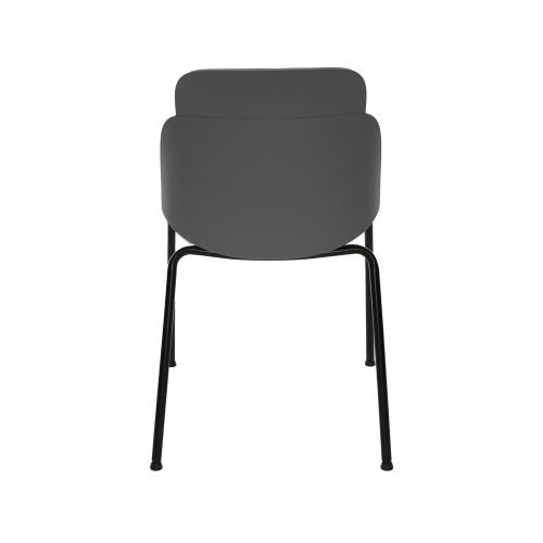 Preview: TEQLER | Designer-Wartezimmerstuhl grau (T145814)