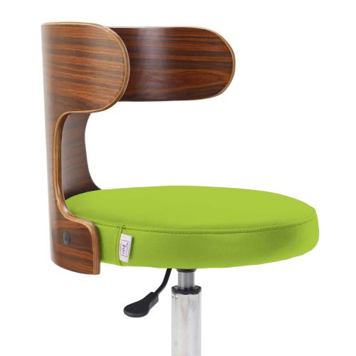 TEQLER | Designerdrehstuhl mit Rückenlehne apfel (T135366)