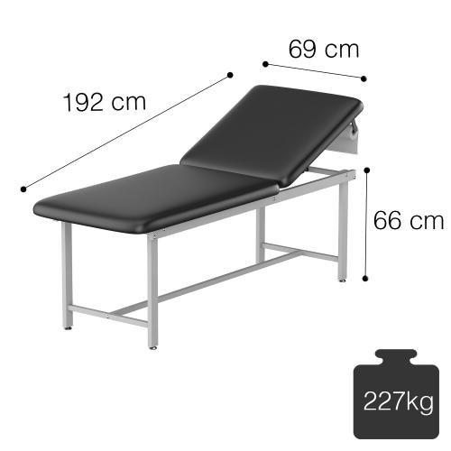 TEQLER | Untersuchungsliege schwarz (T146554)