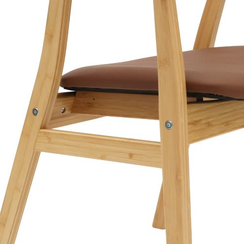 TEQLER | Bambus Besucherstuhl braun (T146722)