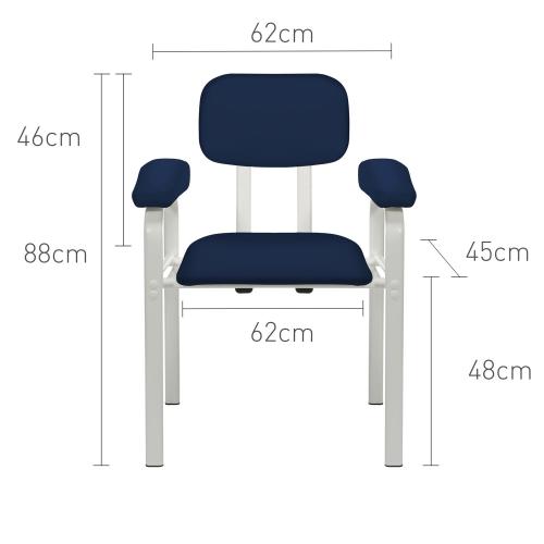 TEQLER | Phlebotomiestuhl Blutentnahmestuhl blau (T170701)