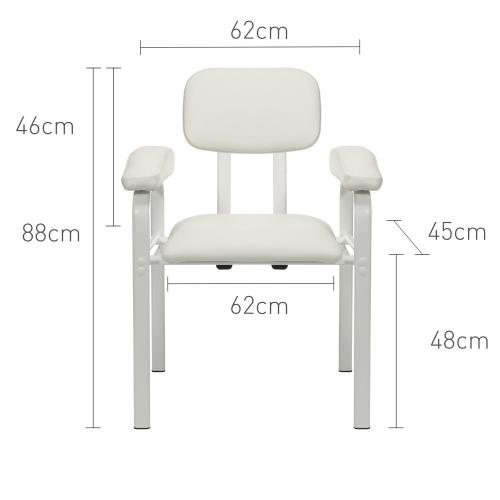 TEQLER | Phlebotomiestuhl Blutentnahmestuhl weiß (T170703)