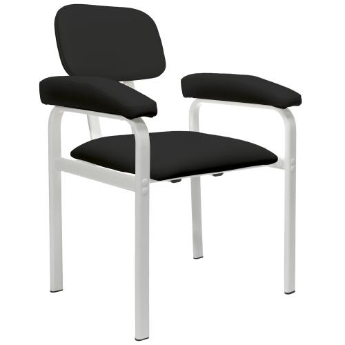 TEQLER | Phlebotomiestuhl Blutentnahmestuhl schwarz (T170704)