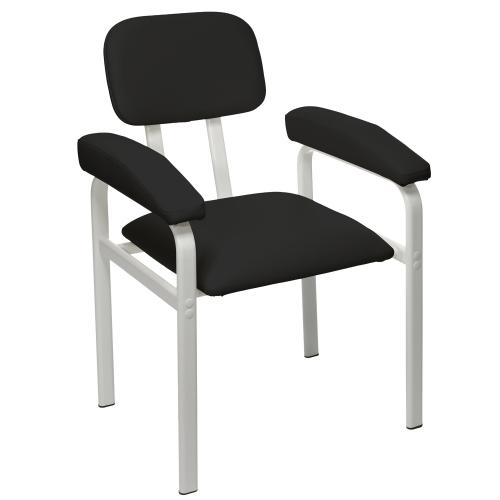 TEQLER | Phlebotomiestuhl Blutentnahmestuhl schwarz (T170704)