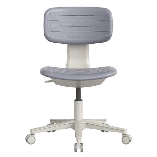 TEQLER | Laborstuhl NAPLES ohne Armlehne grau (T170720)