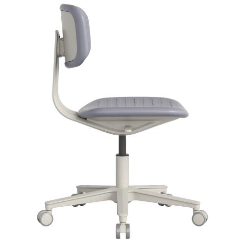 TEQLER | Laborstuhl NAPLES ohne Armlehne grau (T170720)