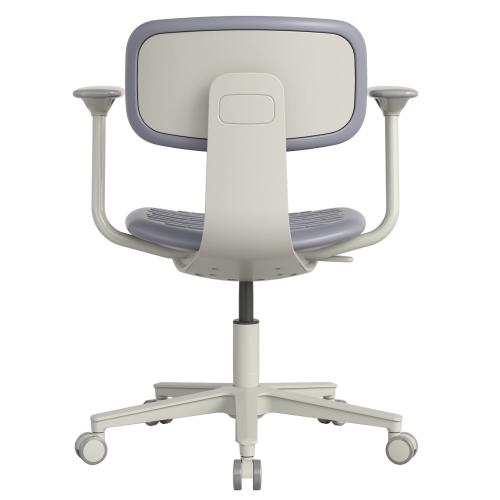 TEQLER | Laborstuhl NAPLES mit Armlehne grau (T170721)