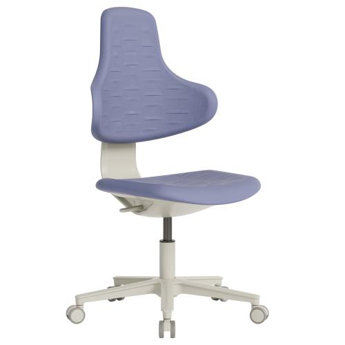 TEQLER Laborstuhl PALEREMO 43cm - 56cm (grau)