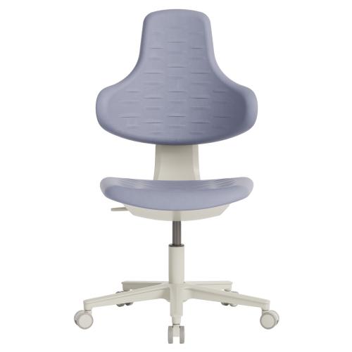 Preview: TEQLER | Laborrollhocker PALERMO grau (T170729)