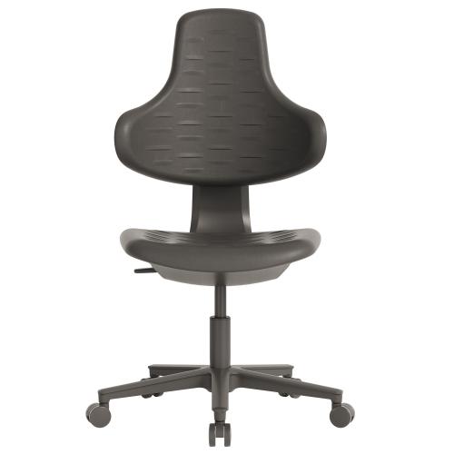 TEQLER | Laborrollhocker PALERMO schwarz (T170730)
