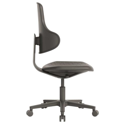 TEQLER | Laborrollhocker PALERMO schwarz (T170730)