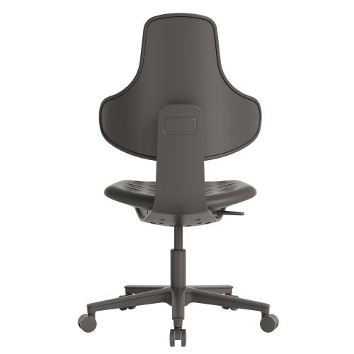TEQLER | Laborrollhocker PALERMO schwarz (T170730)