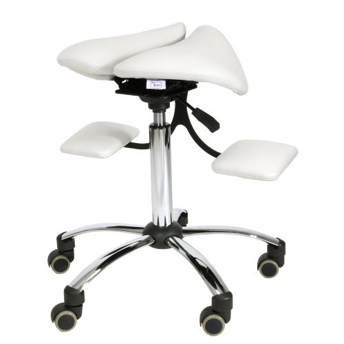 TEQLER | Sattelstuhl ErgoWork weiß (T170742)