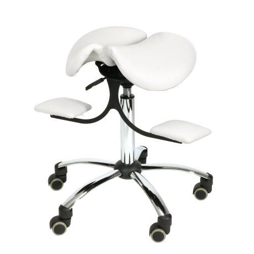 TEQLER | Sattelstuhl ErgoWork weiß (T170742)