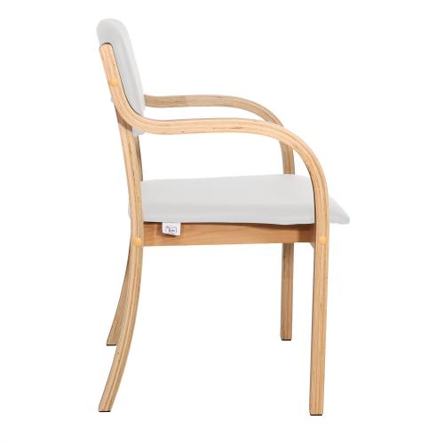 TEQLER | Besucherstuhl Comfort+ weiß (T170916)