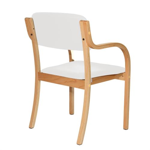 TEQLER | Besucherstuhl Comfort+ weiß (T170916)