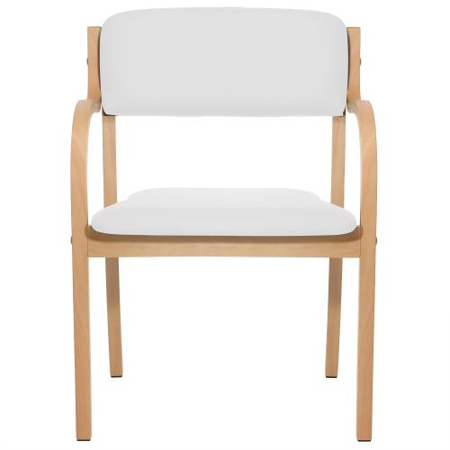 TEQLER | Besucherstuhl Comfort+ weiß (T170916)