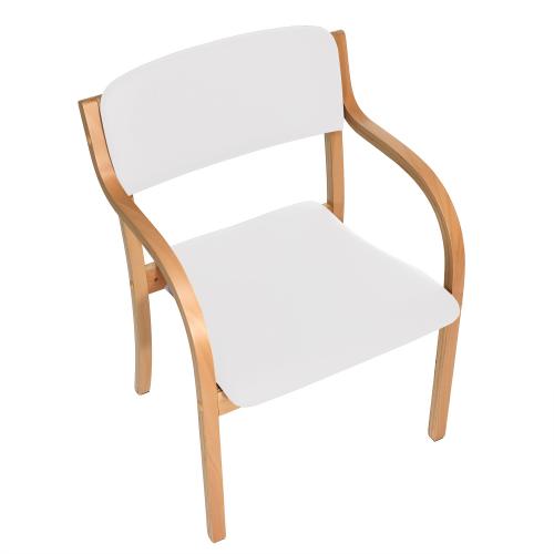 TEQLER | Besucherstuhl Comfort+ weiß (T170916)