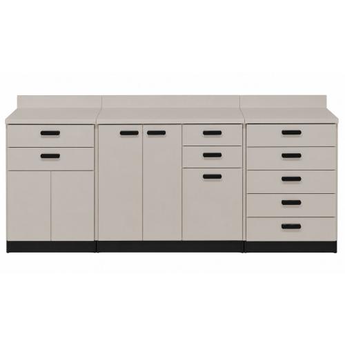 TEQLER | Sideboard VARDE grau / schwarz (T1711880)