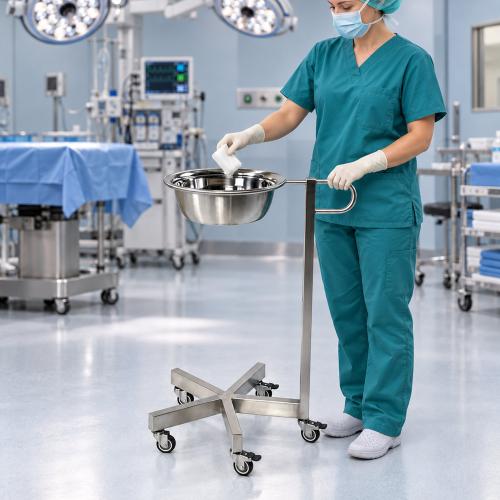 TEQLER | OP Edelstahl Schalenständer 1 Schale (T171796)