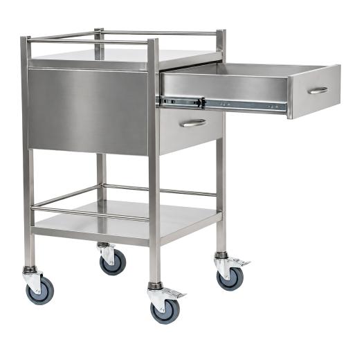 TEQLER | mobiler Edelstahl Schubladenwagen (T171807)