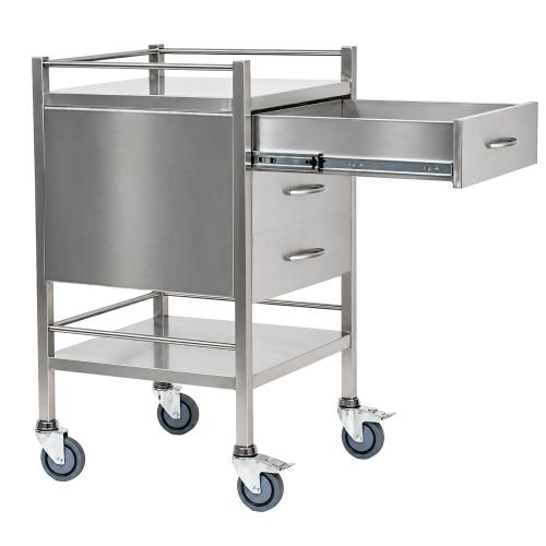 TEQLER | mobiler Edelstahl Schubladenwagen (T171808)