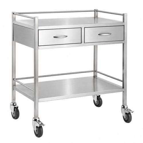 TEQLER | mobiler Edelstahl Vielzweckwagen (T171810)