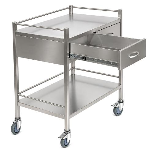 TEQLER | mobiler Edelstahl Vielzweckwagen (T171810)