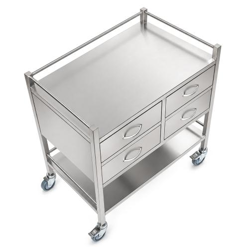 TEQLER | mobiler Edelstahl Vielzweckwagen (T171811)