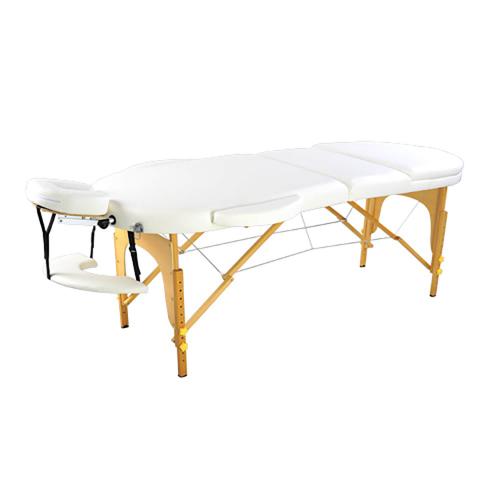 TEQLER mobile Massageliege MALUKU (weiss)