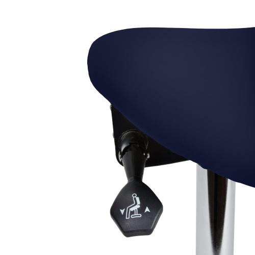 TEQLER Interior Drehhocker Sattelsitz blau (T140523blau)
