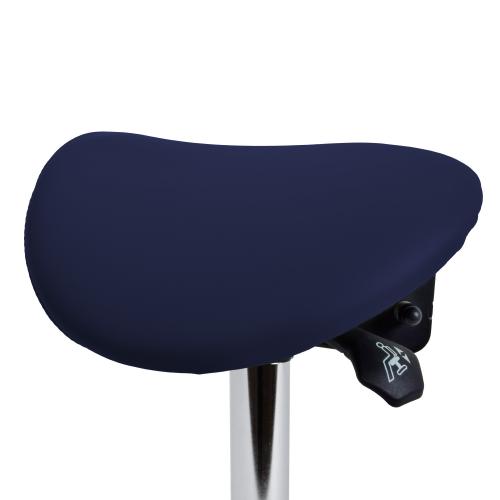 TEQLER Interior Drehhocker Sattelsitz blau (T140523blau)