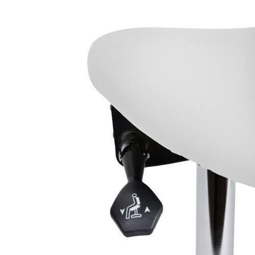 TEQLER | Drehhocker Sattelsitz weiß (T140523weiss)