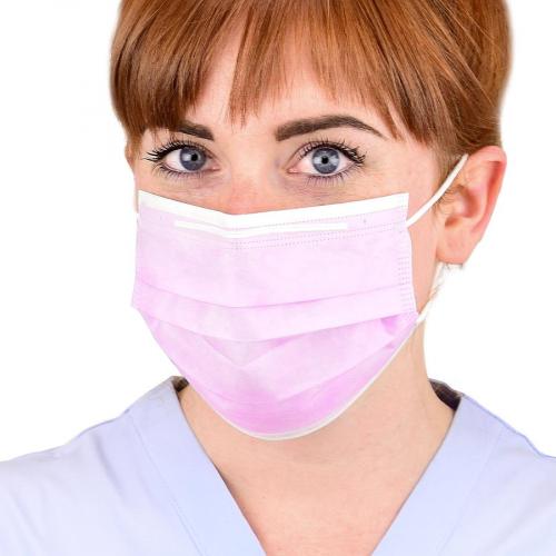 TEQLER | OP-Mundschutz Typ II rosa EN 14683 (T490110rosa)