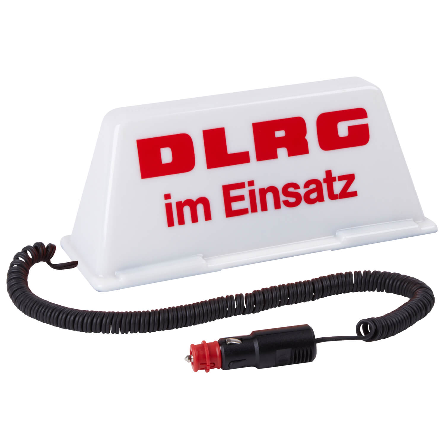 Dachschild DLRG im Einsatz weiss / rot (beleuchtet)