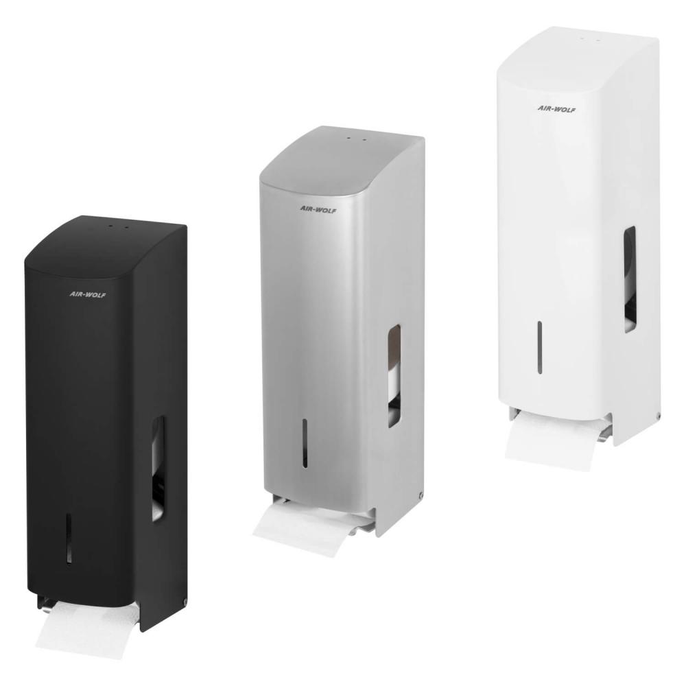 AIR-WOLF | WC-Papierspender ALPHA (für 3 Haushaltsrollen 60-103 60-104 60-105)