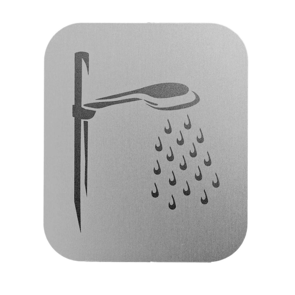 AIR-WOLF | Türschild Lobo Dusche (40-135)