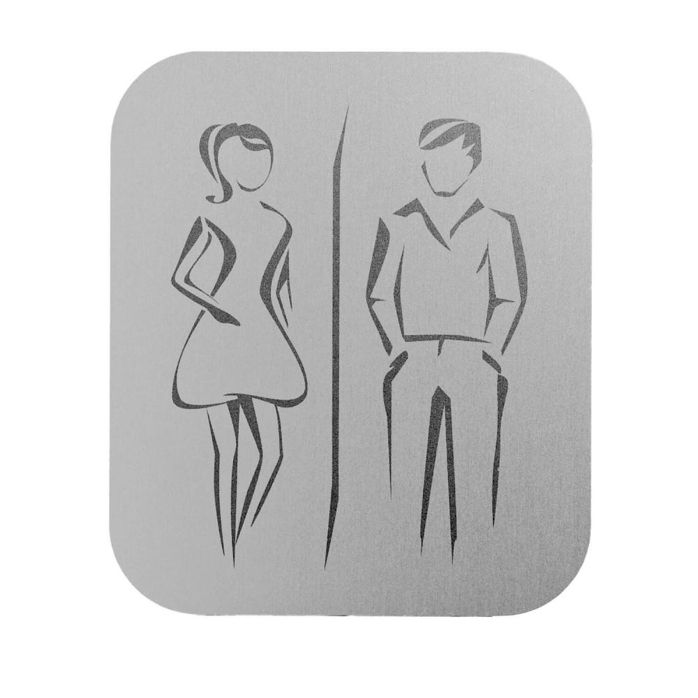 AIR-WOLF | Türschild Lobo Toilette (40-130)