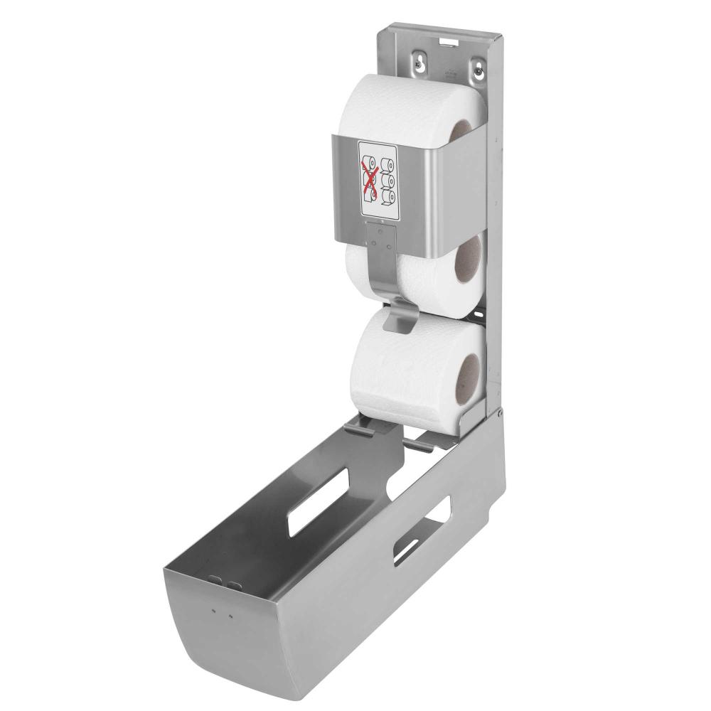 AIR-WOLF | WC-Papierspender Alpha Edelstahl weiß (60-105)