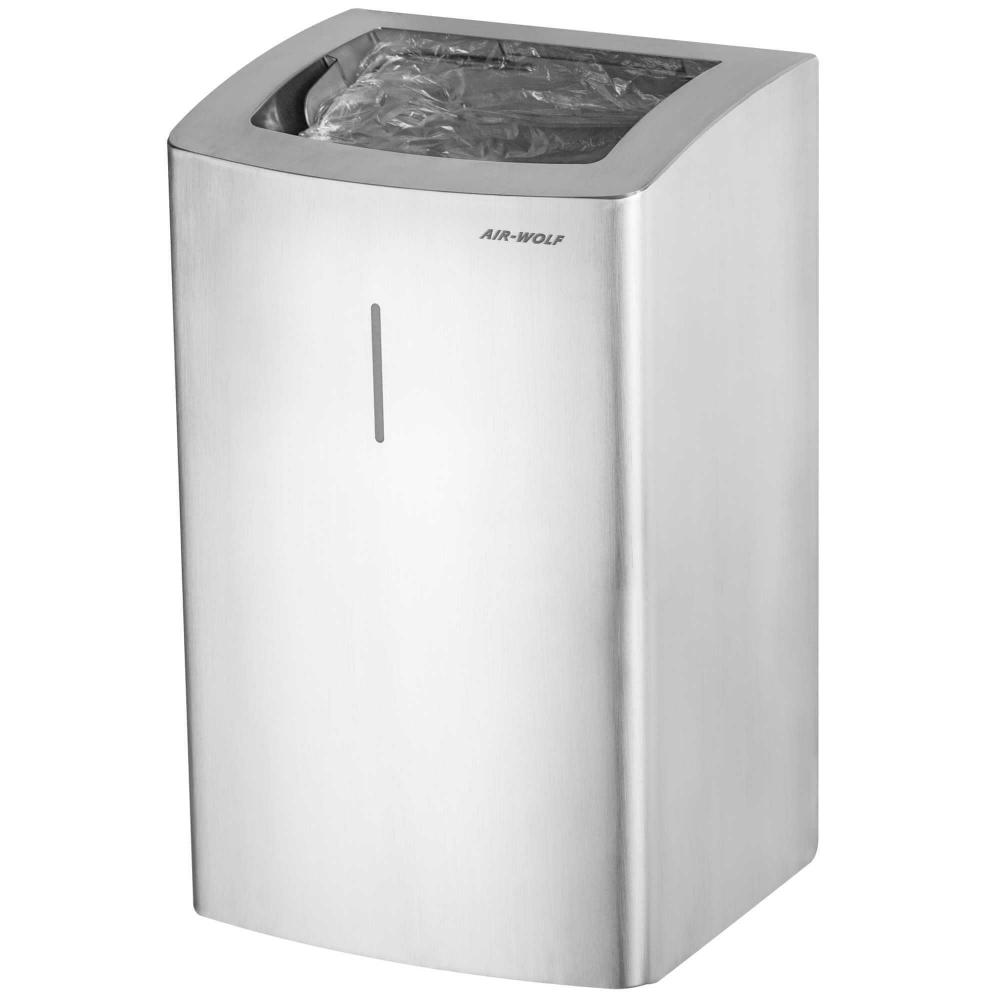 AIR-WOLF | Abfallbehälter Alpha 25 Liter gebürstet (60-132)