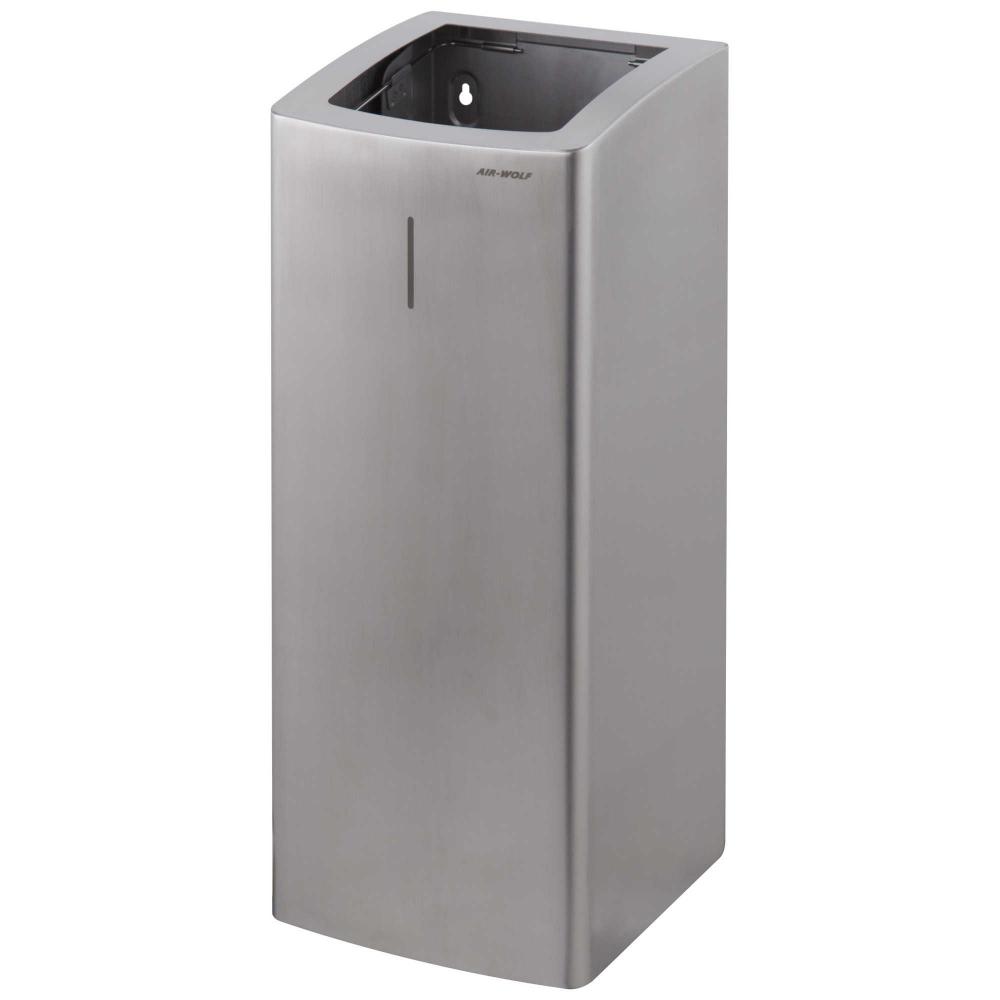 AIR-WOLF | Abfallbehälter Serie Alpha 50 Liter Edelstahl gebürstet (60-135)