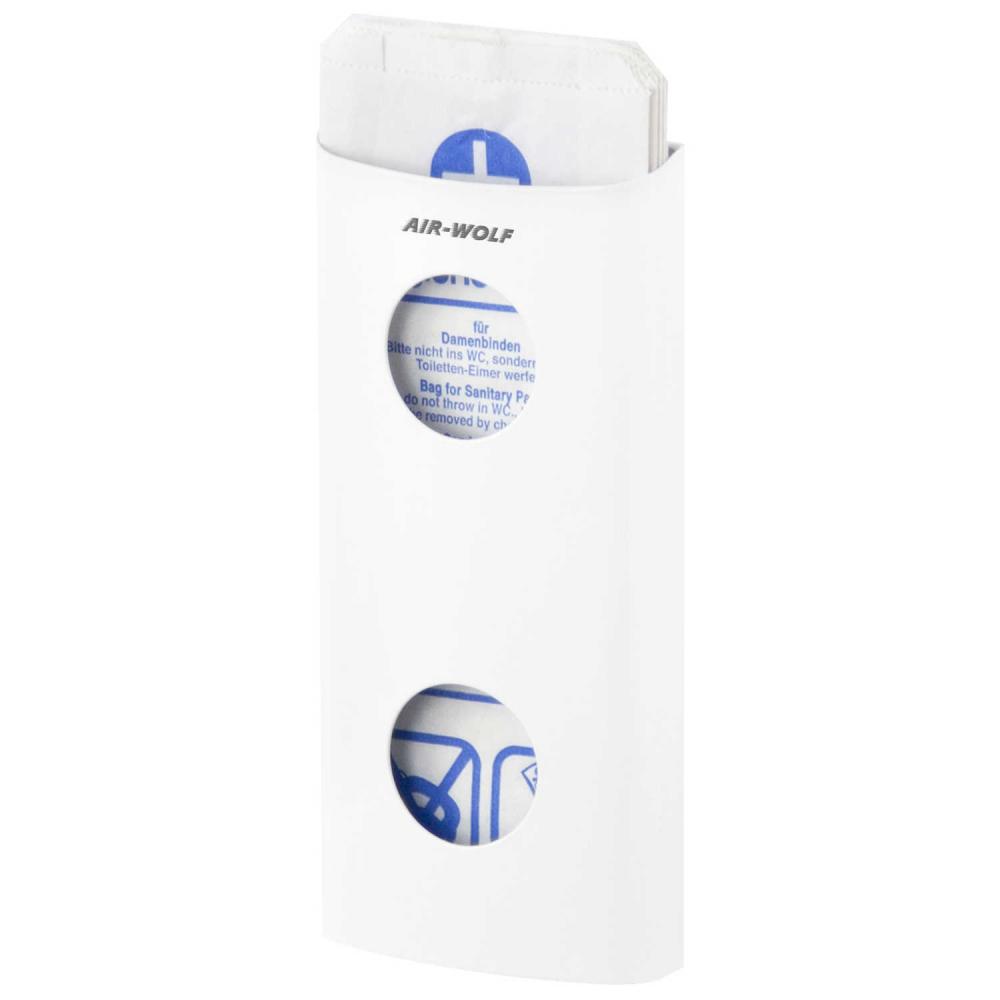 AIR-WOLF | Hygienebeutelspender Alpha Edelstahl weiß (60-139)