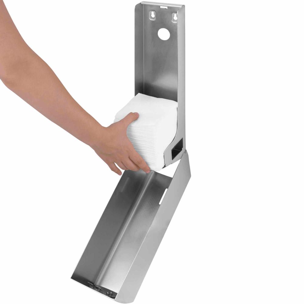 AIR-WOLF | WC-Papierspender für 750 Blatt Edelstahl gebürstet (60-190)