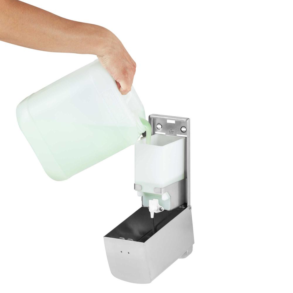 AIR-WOLF | Seifenspender ALPHA Edelstahl mattweiß 800ml (60-300)