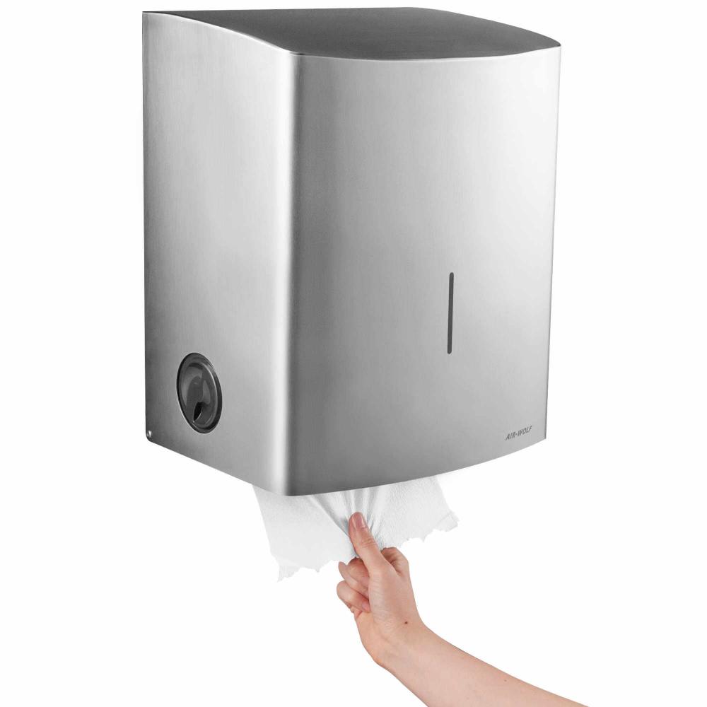 AIR-WOLF | Rollenhandtuchspender Alpha selbstschneidend messing (60-342)