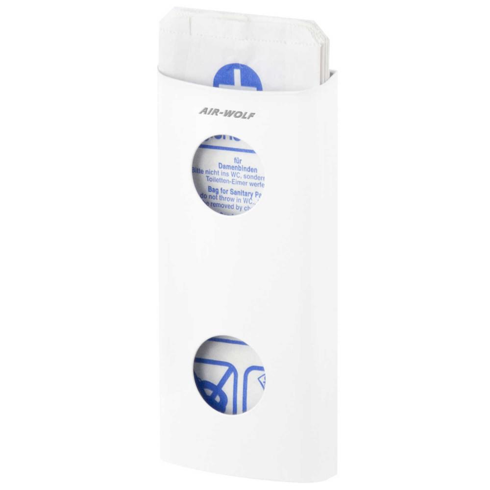 AIR-WOLF | Hygienebeutelspender Alpha Edelstahl mattweiß (60-380)